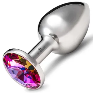 Rosebuds Stainless Steel Butt Plug Medium - Fuchsia