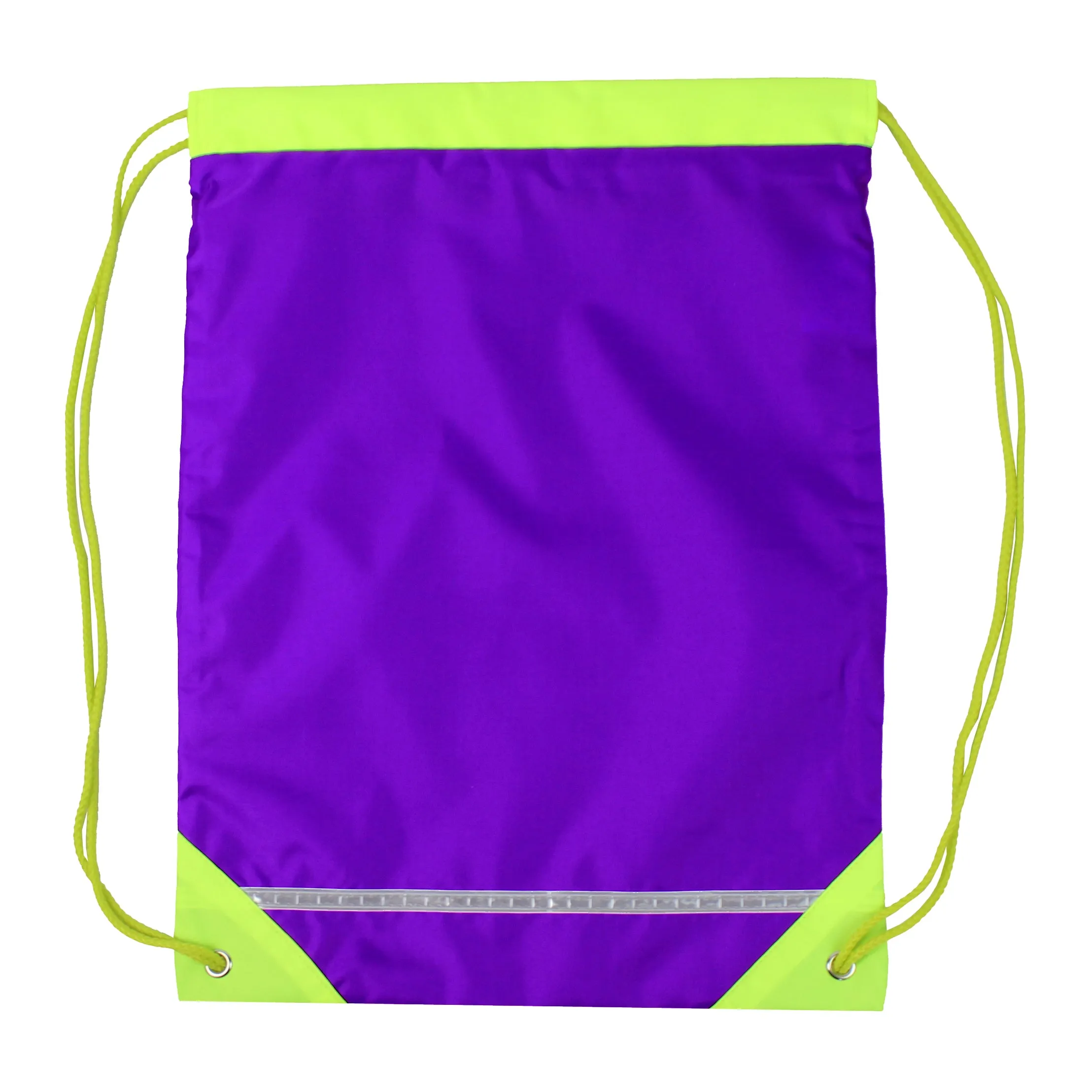 Rucksack Style Gym Bag Hi Viz Purple