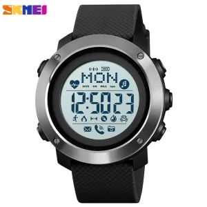 SKMEI 1512 & 1511 New Outdoor Sport Smart Men Watch Compass Heart Rate Male Digital Clock Bluetooth Fitness Waterproof Wristwatch inteligent