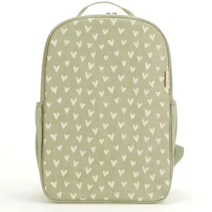 SoYoung Grade School Backpack - Little Hearts Sage