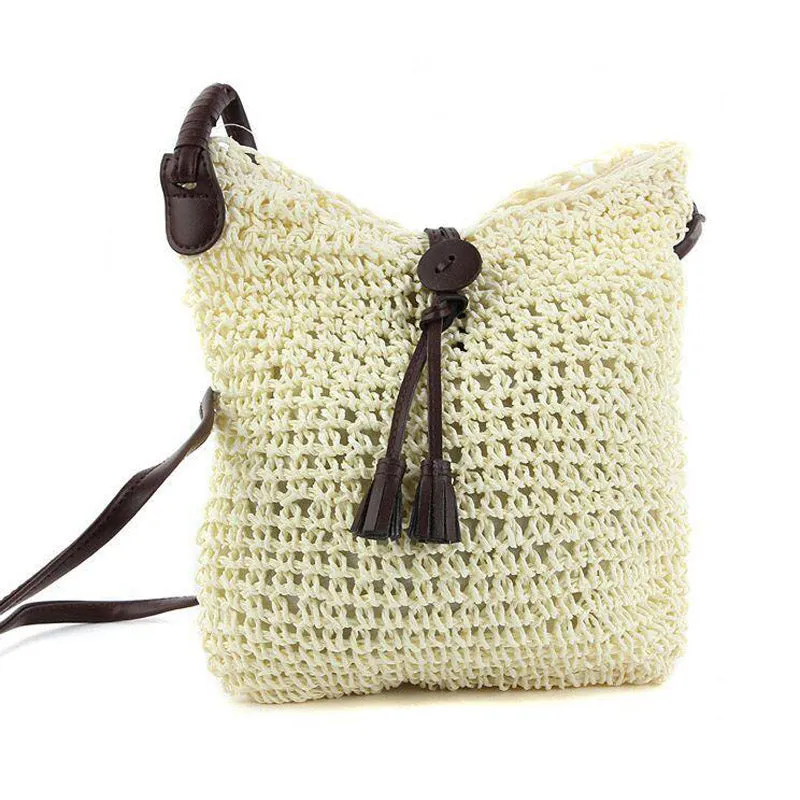 Tassel Bohemian Straw Shoulder Bag