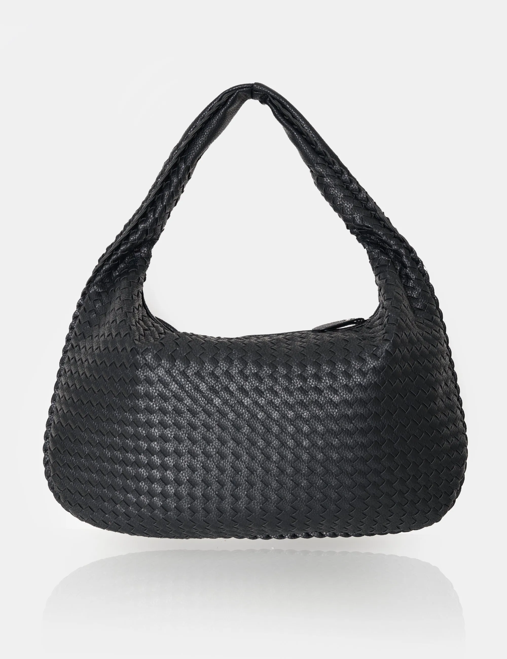 The Bailey Black Woven Medium Bag