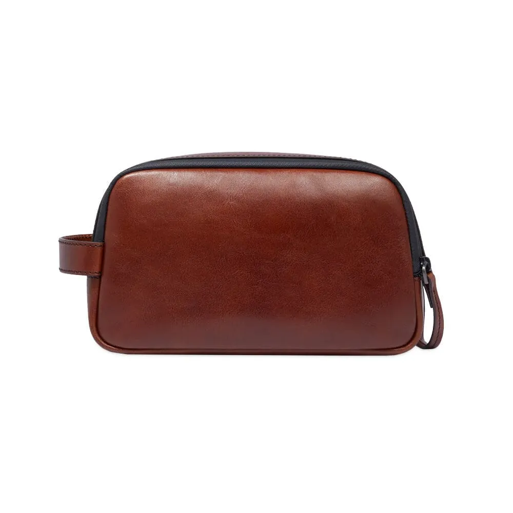 The Bridge Damiano Leather Toiletry Bag