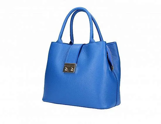 Timeless Tote with Latch Accent