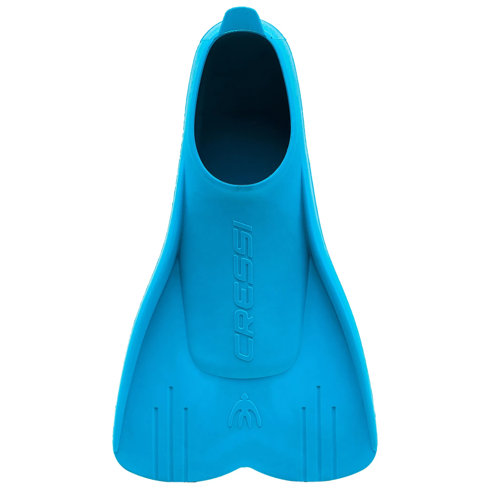 Used Cressi Kids Mini Light Floating Swim Fins - Azure - 34/35